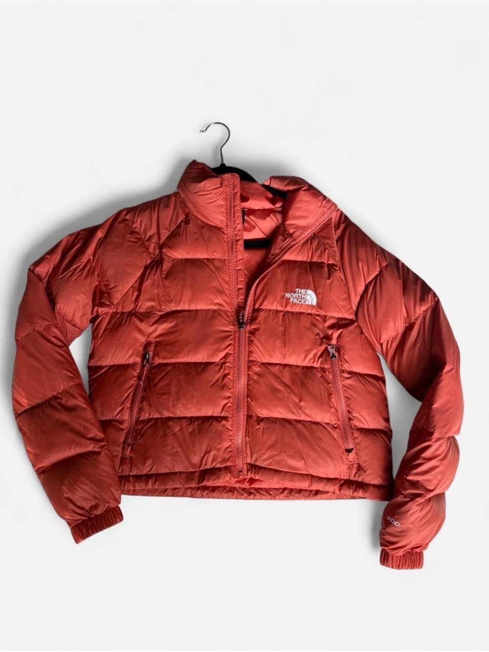 The North Face Women's Rust Red Quilted Puffer Jacket